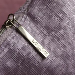 Lancome Makeup Pouch | Lavender Silver Glitter | Never Been Used